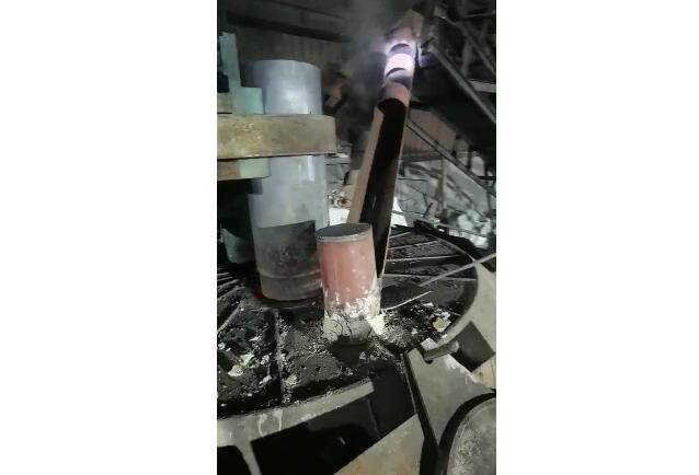 Video of electric arc furnace smelting site