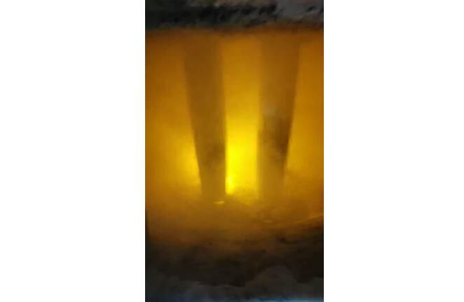 Video of electric arc furnace smelting site