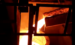 Video of electric arc furnace smelting site