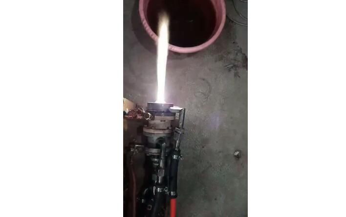 Video of plasma furnace smelting site