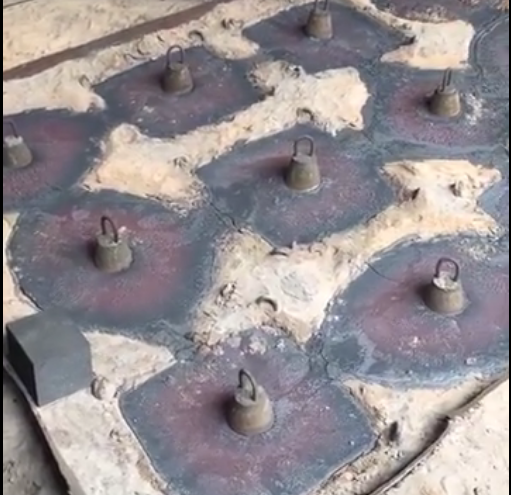 Video of electric arc furnace smelting site