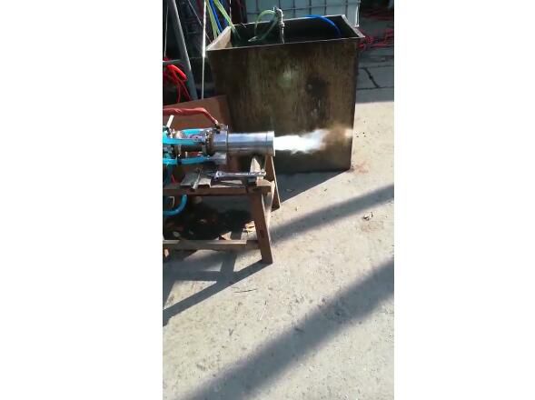 Video of plasma furnace smelting site