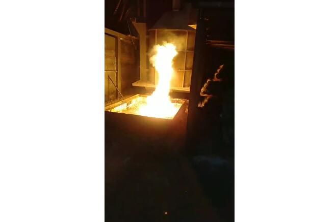 Live video of slag disposal site