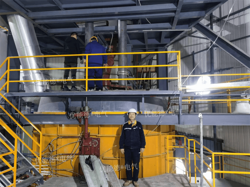 Guangdong 1600kVA DC rock wool furnace