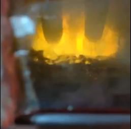 Video of electric arc furnace smelting site
